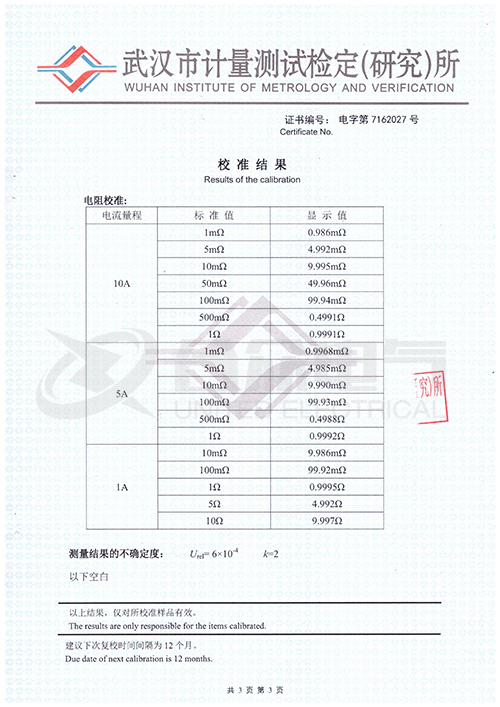 直流電阻快速測(cè)試儀，直流電阻測(cè)試儀 證書